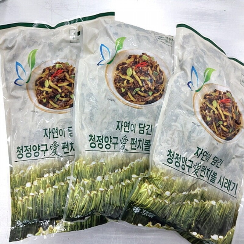 청정양구애,청정양구애 펀치볼 시래기 (냉동, 200gX17봉),홈쇼핑 판매상품